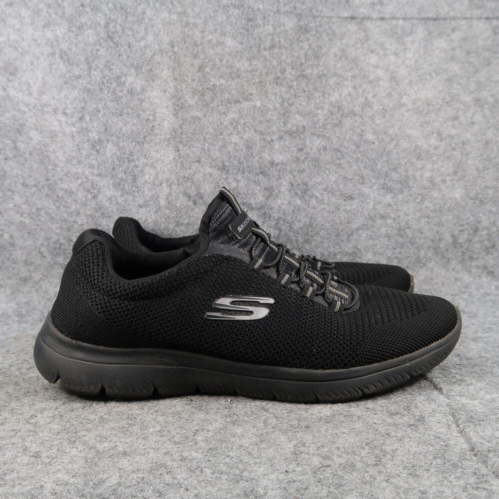 Skechers Shoes Womens 8.5 Slip On Sneaker Summit Athletic Comfort Bungee Black